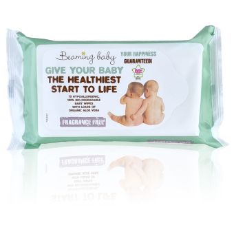 Uses 100% biodegradable cloth Certified Organic Baby Wipes (72 wipes) Buy 11 and get one pack FREE! Fragrance Free
