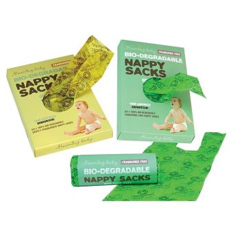 Group Picture - Bio-degradable Nappy Sacks FRAGRANCE FREE, Fragranced and On a roll Buy 9 Get 1 Free!