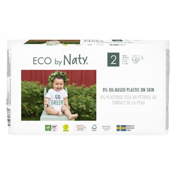 Eco by Naty nappies size 2 (33 nappies)