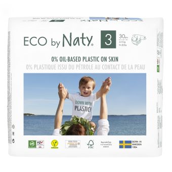 Eco by Naty Nappies Size 3 (30 nappies)