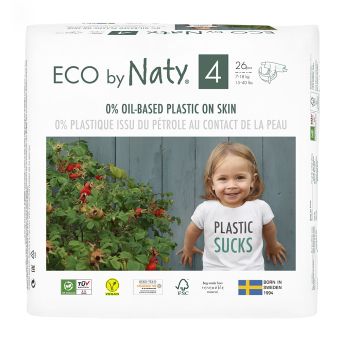 Eco by Naty Nappies Size 4 (26 nappies)