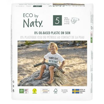 Eco by Naty Nappies Junior Size 5 (22 nappies)