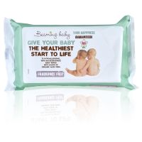 100% biodegradable cloth Fragrance Free Organic Baby Wipes (72 wipes) Buy 11 and get one pack FREE!